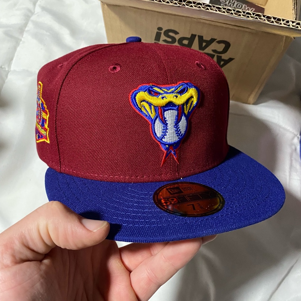 Hat Club Exclusive New Era Arizona Diamondbacks Sangria Pack size 7 3/8